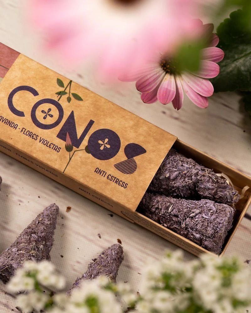 Sagrada Madre / Incense Cones Lavanda & Violets Flowers