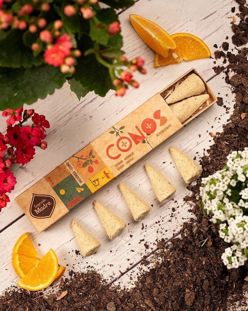 Sagrada Madre / Incense Cones Amber & Orange